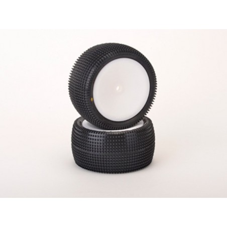 Schumacher Cactus Yellow Spate Hex12mm Roti Montate 1/10 Buggy U6839 - 1 - 4762