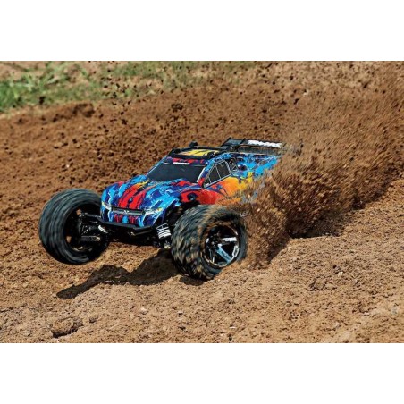 Traxxas Rustler 4X4 OffRoad Masina RC Electrica Brushless VXL 67076-4 - 4 - 4797