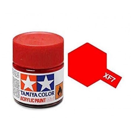 Vopsea Tamiya Acryl Mini XF07 Rosu Mat 10ml Machete - 1 - 4849