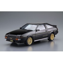 Toyota AE86 Sprinter Trueno Black 86 Macheta Auto Asamblat Aoshima - 1 - 5447 2