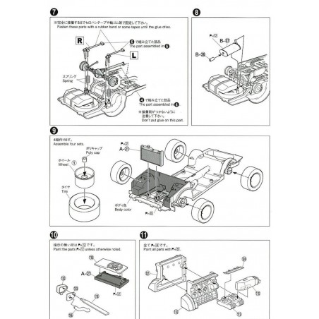Toyota AE86 Sprinter Trueno Black 86 Macheta Auto Asamblat Aoshima - 10 - 5447