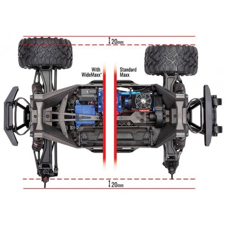 Upgrade Latire WideMaxx Traxxas Maxx 8995 - 3 - 5750