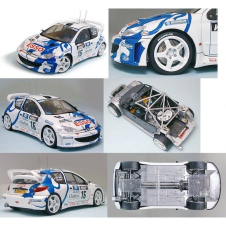 Macheta de asamblat Peugeot 206 WRC esso TAMIYA - 3 - 5855
