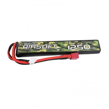 Acumulator Airsoft LiPo Gens Ace 2S 7.4V 1250mAh 25/50C Deans - 2 - 5905