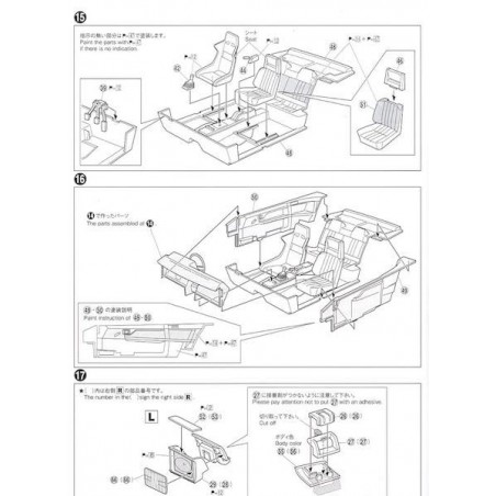 Toyota Takumi AE86 Trueno Project D Macheta Auto Asamblat Aoshima - 15 - 6015