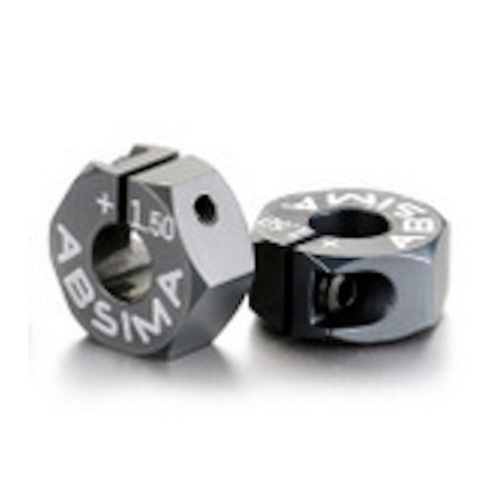 Set hexagoane aluminiu 12mm late +1.5mm 2buc Absima