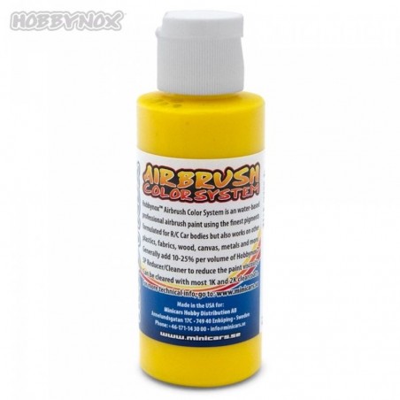 Galben Transparent Vopsea Aerograf Hobbynox 60ml