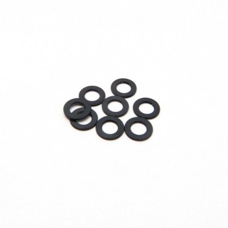 Saibe setare negre 3x5x1mm 8buc HiroSeiko