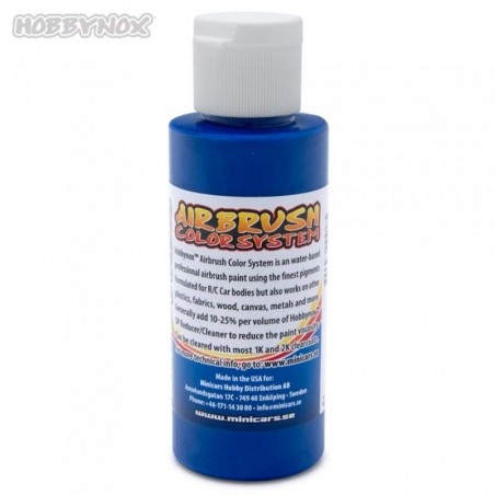 Albastru Vopsea Aerograf Hobbynox 60ml Solid Blue