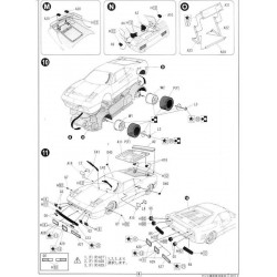 Macheta de asamblat Ferrari 288GTO Fujimi 250piese 2
