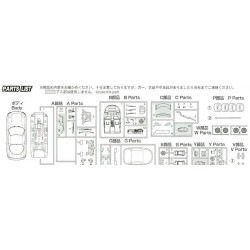 Macheta Auto Fujimi Mazda FD3S RX-7 Type RZ 2000 Kit DIY 1/24 2