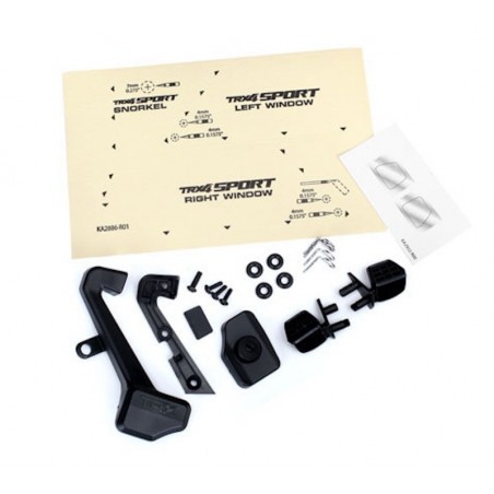 Set Oglinzi Snorkle TRX4 Sport Traxxas Mirrors snorkel 8119