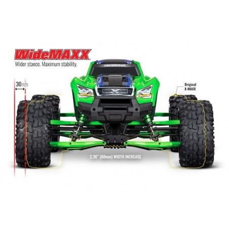 KIT latire Wide Xmaxx Traxxas X-MAXX 7895 negre