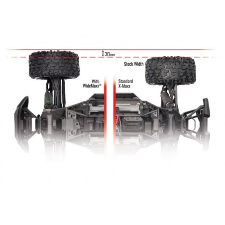 KIT Negru latire Wide Xmaxx Traxxas X-MAXX 7895
