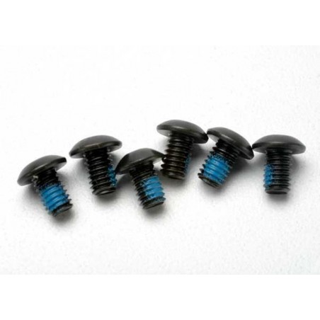 Surburi M4X6MM Traxxas Cap Rotund 3939 6buc Threadlock aplicat