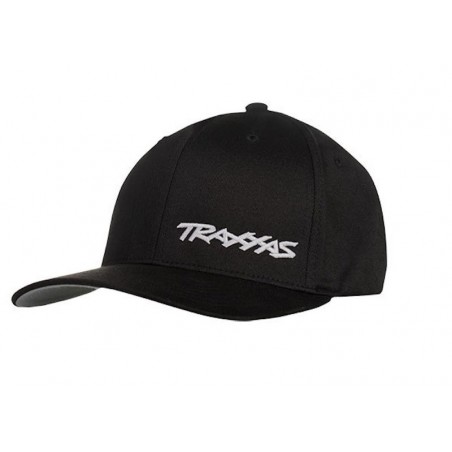 Sapca Traxxas Logo Flexfit Hat Curve Bill Black/White L-XL 1187