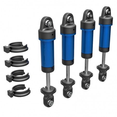 Amortizoare Aluminiu Albastre Traxxas TRX4-M Shocks, GTM, 9764-BLUE