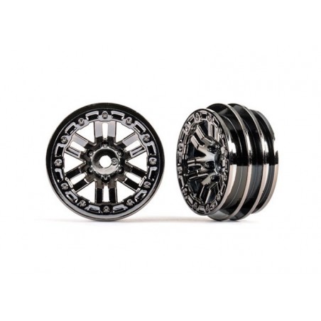 Jante 1" Crom Negru Traxxas TRX4-M Black Chrome 9768-BLKCR