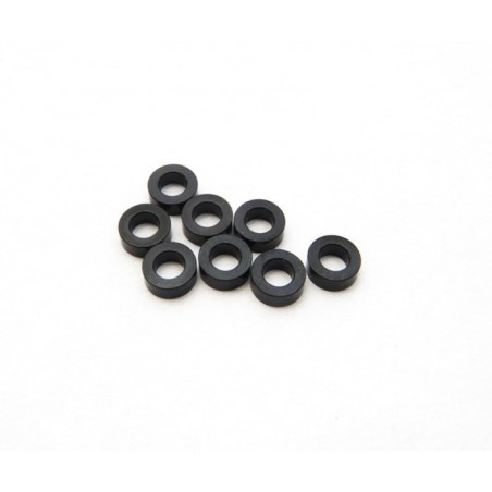 Saibe setare negre 3x5.3x2mm 8buc HiroSeiko