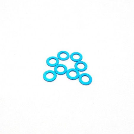 Saibe setare Alu Albastre 3x5.3x1mm 8buc HiroSeiko