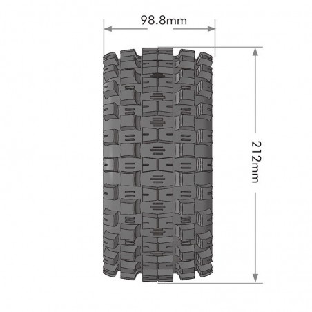 Roti Louise XMAXX X MCROSS MFT HEX 24mm 3352B (2buc)