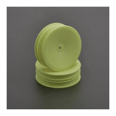 Jante Buggy Galben Neon 1/10 fata 2WD Slim Hex 12mm