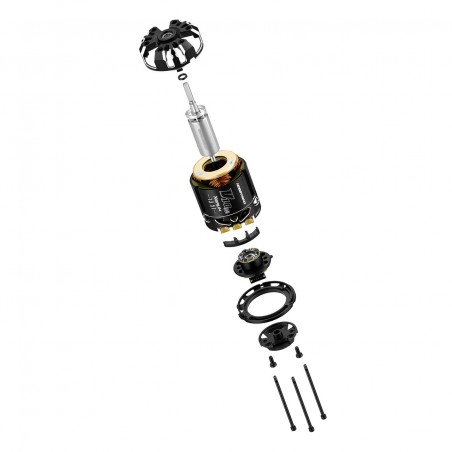 Motor Brushless 13.5T Xerun V10 G4R (2-3s) 13.5T Sensored Hobbywing