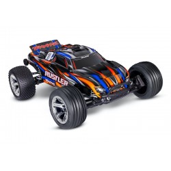 Traxxas Rustler HD 2WD BL-2S Brushless Electric Offroad 37354-4-RED 2