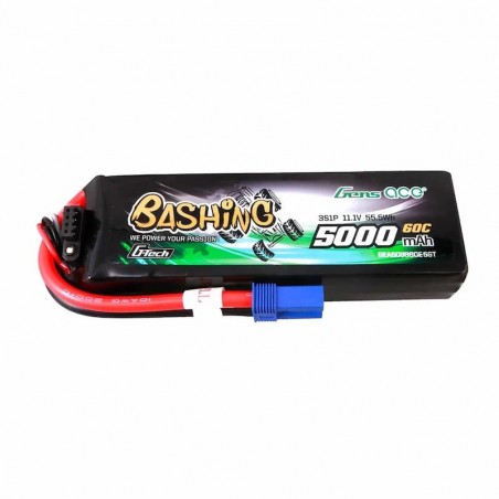 Acumulator EC5 LiPo Gens Ace 3S 11.1v 5000mAh Gtech 60C trei
