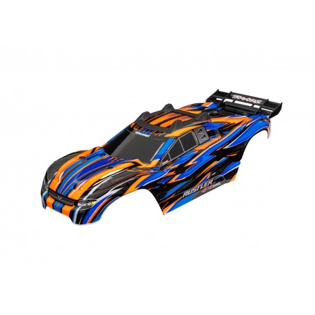 Caroserie Vopsita Portocaliu cu Prinderi Rustler 4X4 Traxxas 6785-ORNG