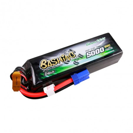 Acumulator LiPo Gens Ace 4S 14.8V 5000mAh GTech 60C Mufa EC5