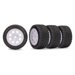 Roti Mini Rally Albe Set 4buc Traxxas 10874