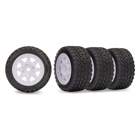 Roti Mini Rally Albe Set 4buc Traxxas 10874