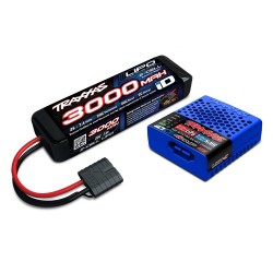 Pachet Incarcator Lipo Acumulator 7.4V 2S 3000mAh USB-C 40W Traxxas ID 2985-2S