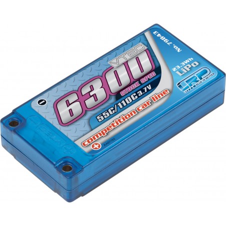 LRP LiPo Hardcase 1/12 6300mAh - 55C - 3.7V