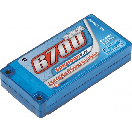 LRP LiPo Hardcase 1/12 6700mAh - 50C - 3.7V