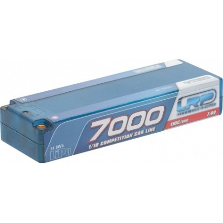 LRP LiPo Hardcase 7000 55C/110C - 7.4V 1/10
