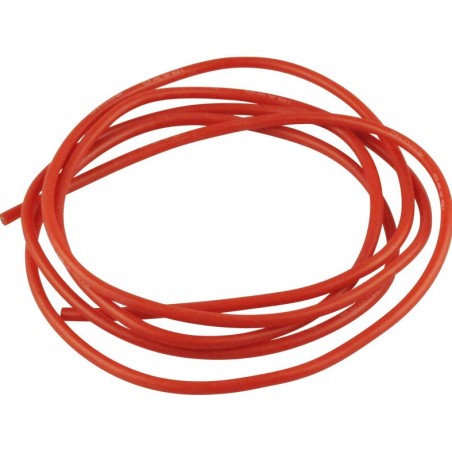 Cablu 18AWG invelis siliconic 1m Rosu - 1 - 3751