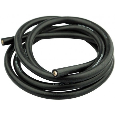 Conductor cu invelis siliconic 10AWG 1m negru - 1 - 3951