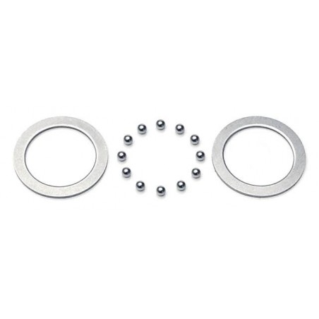 Diff Washer + Ball Steel 2.4mm ( 2+12 ) Set