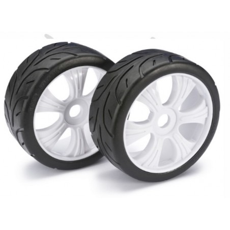 Roti 1/8 Hex 17mm Absima Buggy OnRoad Montate Lipite 2buc
